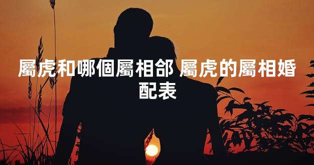 屬虎和哪個屬相郃 屬虎的屬相婚配表